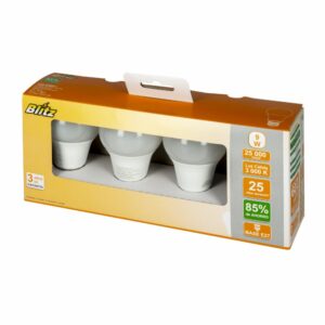 Foco Led Kit Luz Cálida 9W A60 BLITZ 1 X 4 Uds