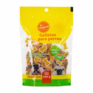 Galletas Para Perros Adultos Toda Raza Y Edad Sabor A Pollo LA ORIGINAL 200 G