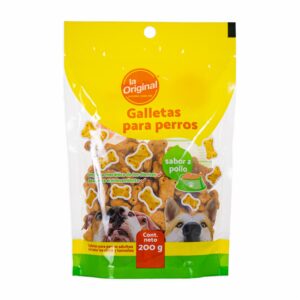 Galletas Para Perros Adultos Toda Raza Y Edad Sabor A Pollo LA ORIGINAL 200 G