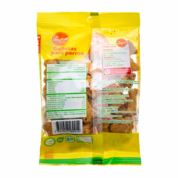 Galletas Para Perros Adultos Toda Raza Y Edad Sabor A Pollo LA ORIGINAL 80 G - Imagen 3