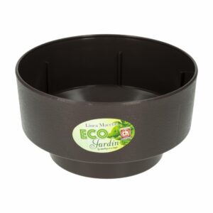 Maceta Diseño Acacia Wengué PLASTICOS CHEMPRO 3.25 Litros
