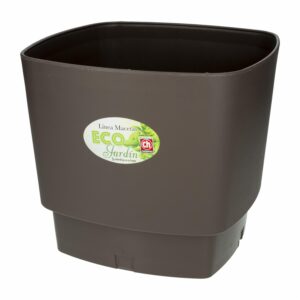 Maceta Caoba Wengué PLÁSTICOS CHEMPRO 16 Litros