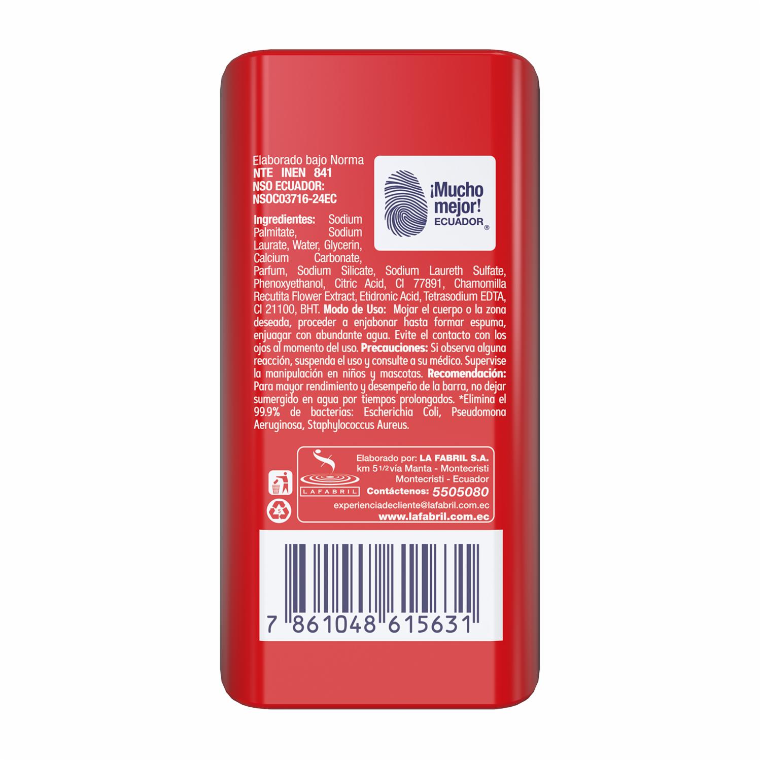 Jabón De Tocador Reparación Natural Con Manzanilla JOLLY 6 X 100 G - Imagen 3