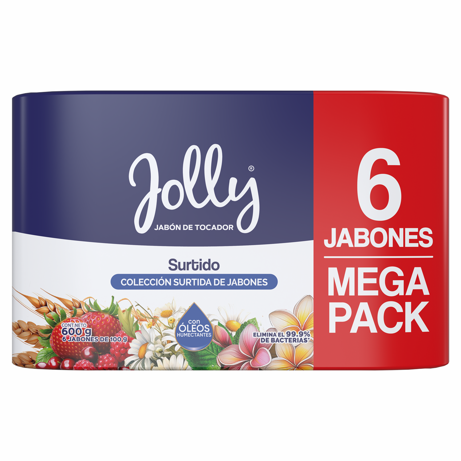 Jabón De Tocador Surtido JOLLY 6 X 100 G - Imagen 2