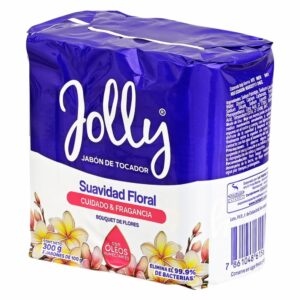 Jabón De Tocador Suavidad Floral Cuidado Y Fragancia JOLLY 3 X 100 G
