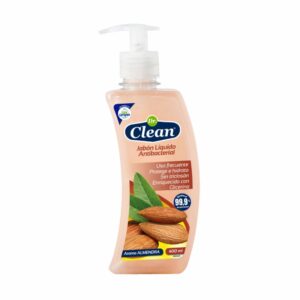 Jabón Líquido Antibacterial Aroma Almendra DR. CLEAN 400 Ml