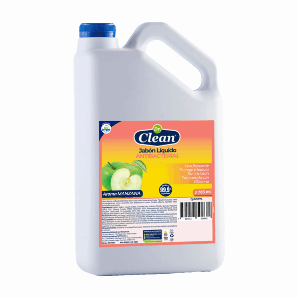 Jabón Líquido Antibacterial Aroma Manzana DR. CLEAN 3785 Ml - Imagen 2