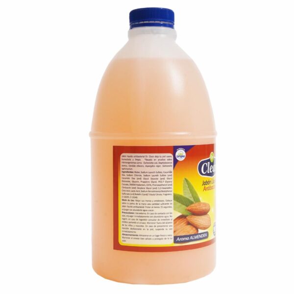 Jabón Líquido Antibacterial Aroma Almendra DR. CLEAN 2000 Ml - Imagen 2