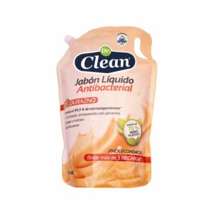 Jabón Líquido Antibacterial Aroma Durazno DR. CLEAN 1900 Ml