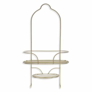 Organizador De Ducha Con Jabonera Dorado NORFAC Unidad