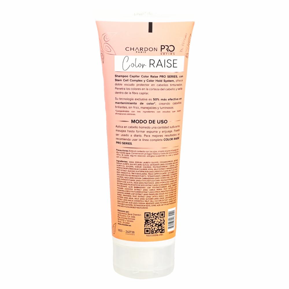 Shampoo Para Cabello Color Raise Color Hold System PRO SERIES 250 Ml - Imagen 2