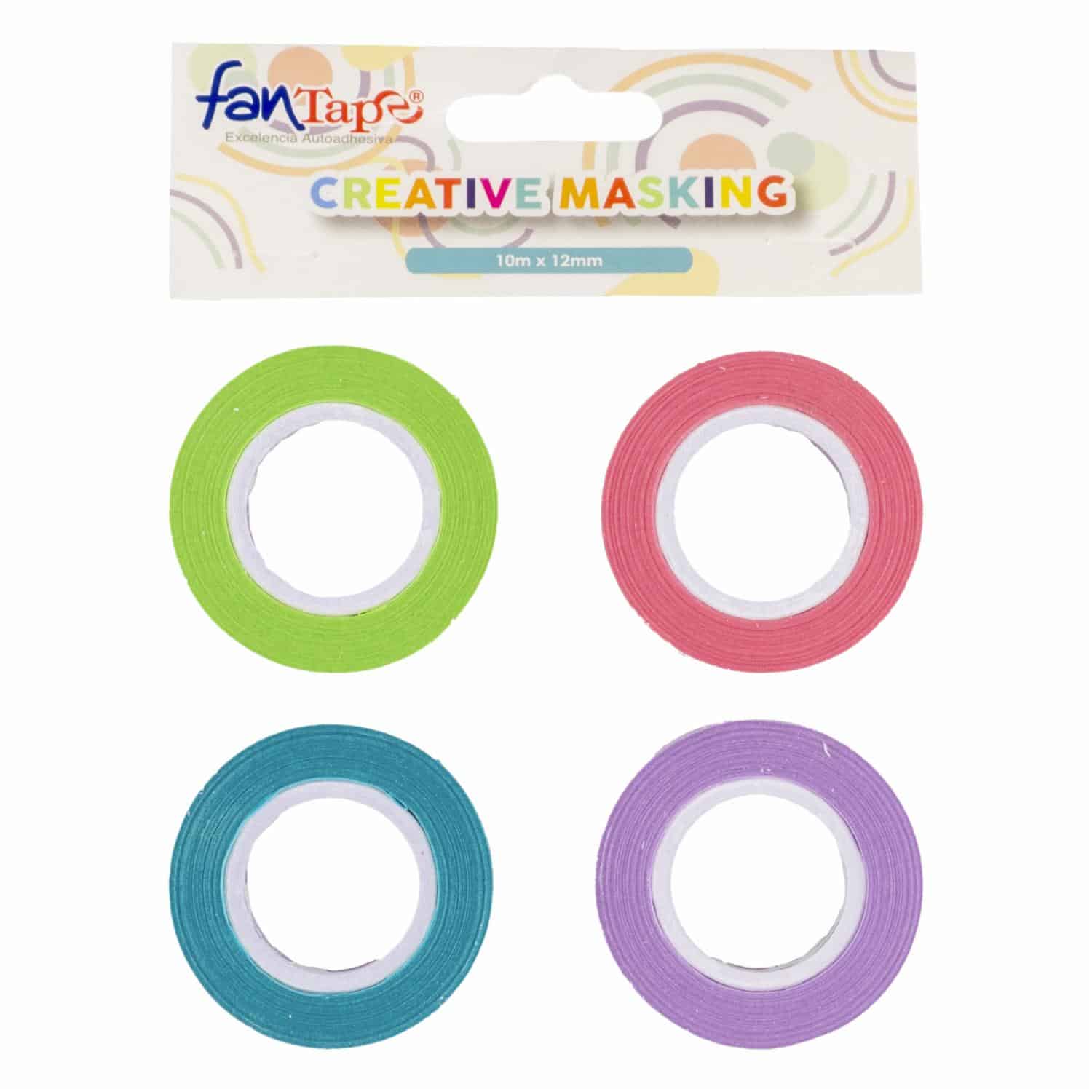 Set Masking De Colores 10X12 Milímetros FANTAPE 4 Piezas - Imagen 2