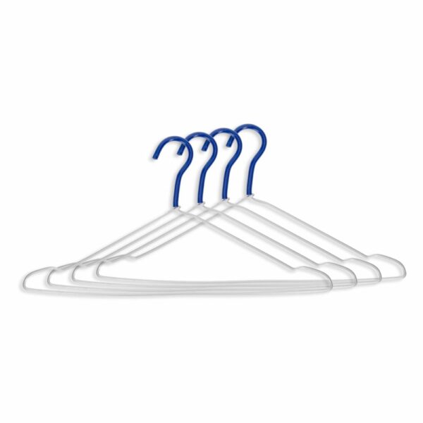 Set Armadores De Ropa Con Gancho Azul DOLTREX 4 Piezas - Imagen 3
