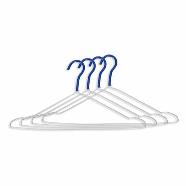 Set Armadores De Ropa Con Gancho Azul DOLTREX 4 Piezas - Imagen 3