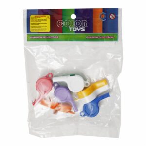 Juguete Pito Policía COLOR TOYS X 6 Uds