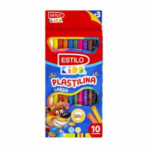 Plastilina Larga De Colores Kids ESTILO 10 Piezas
