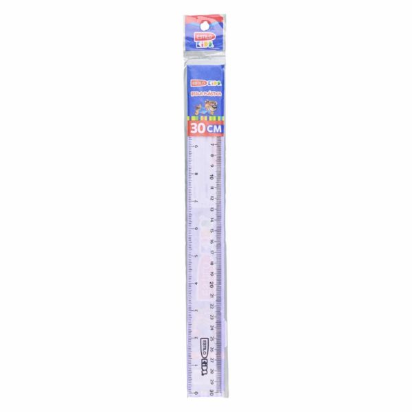 Regla Escolar Plástica ESTILO 30 CM