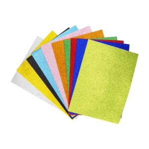 Foami A4 Escarchado Colores Surtidos ESTILO 10 Piezas