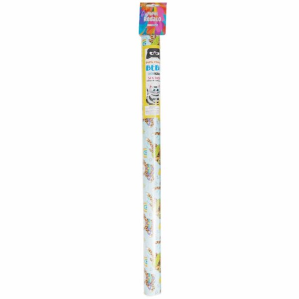 Papel De Regalo Bebés  X 3 Uds VERZATIL 70 X 50 Cm - Imagen 2