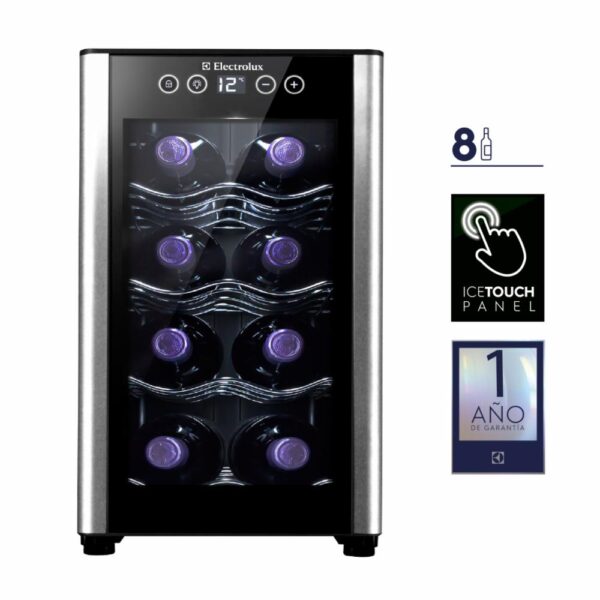 Vinera 8 Botellas EWW083XBLB ELECTROLUX 8 Botellas - Imagen 2
