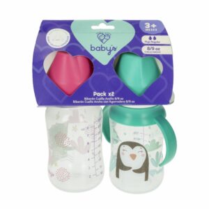 Pack Biberón Cuello Ancho BABY'S 9Oz