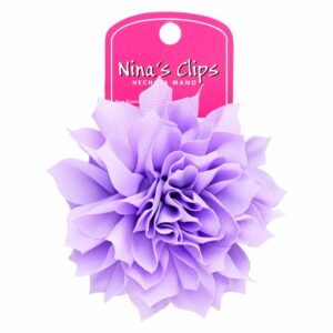 Vincha Clip De Flor Grande NINAS CLIPS Color Beige 4 Uds