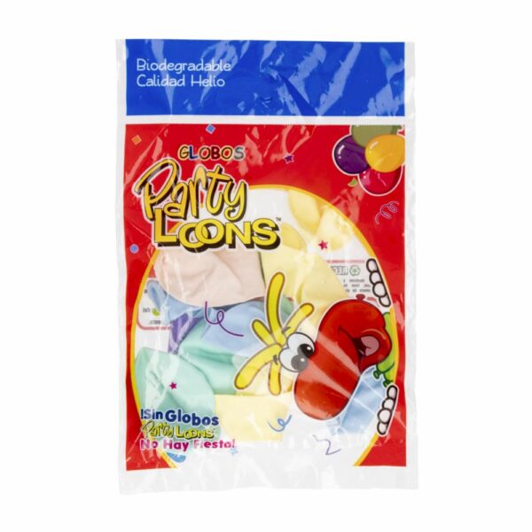 Globo N9 Surtido Pastel Mate PARTY LOONS X 10 Uds