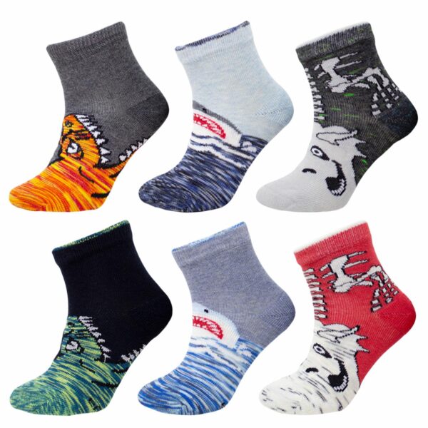 Medias Casual Jurassic Varios Colores MECRISGA - Imagen 2