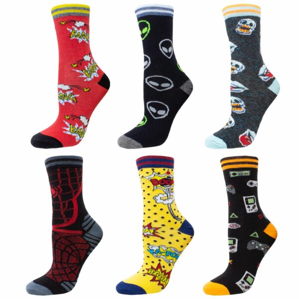 Medias Casual Geek Varios Colores MECRISGA - Imagen 2