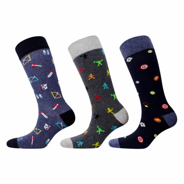 Medias Casual Diver Varios Colores MECRISGA Talla 11-13 - Imagen 3