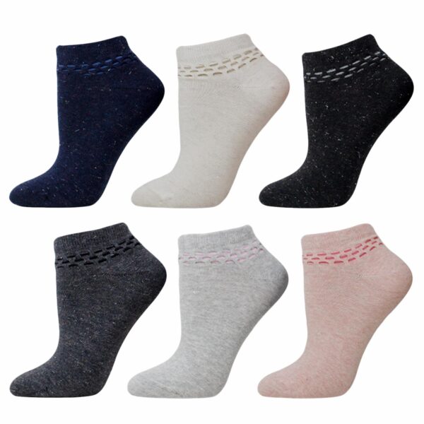 Medias Sin Costura Diamond Lia Varios Colores Pack X3 MECRISGA Talla 10-12 - Imagen 2