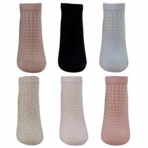 Medias Diamond Invisibles  Sin Costura Varios Colores Pack X3 MECRISGA Talla 9-11