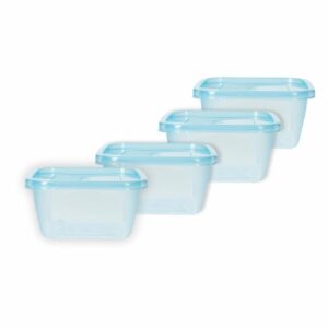 Set Reposteros N2 Con Tapa Foodkeepers Linea Sky Viva Color PLAPASA 1,2 Litros X 4
