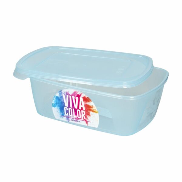 Repostero Con Tapa Rectangular Linea Sky Viva Color N2 PLAPASA 1.2 Litros - Imagen 2