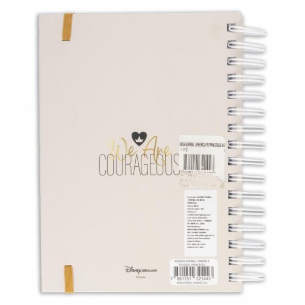 Agenda Genérica Princesas DISNEY Espiral - Imagen 2