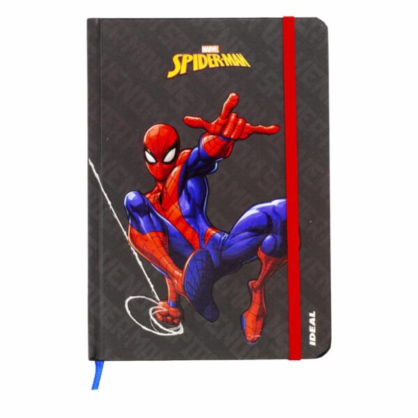 Libreta A Cuadros Diseño Spiderman DISNEY 80 Hojas
