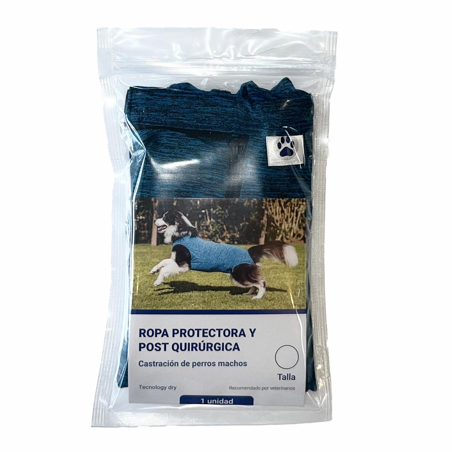 Ropa Para Perro Post Quirúrgica Castración De Perros Machos HUELLAS Talla 6  8.0  – 10.0 Kilos