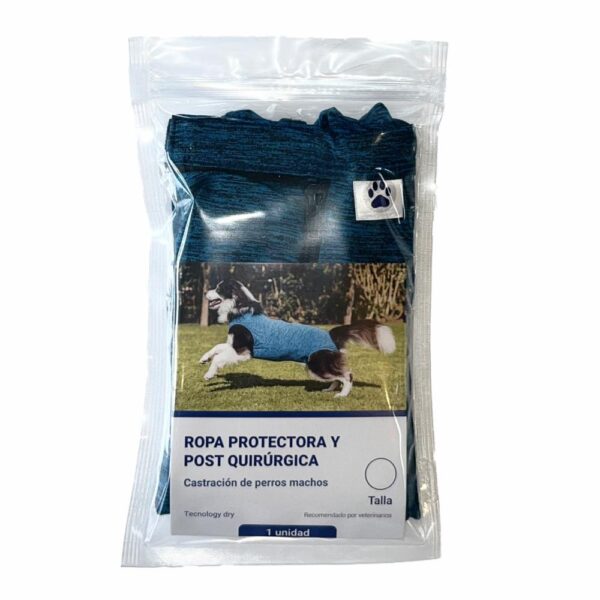Ropa Para Perro Post Quirúrgica Castración De Perros Machos HUELLAS Talla 7  10.0  - 13.0 Kilos - Imagen 2