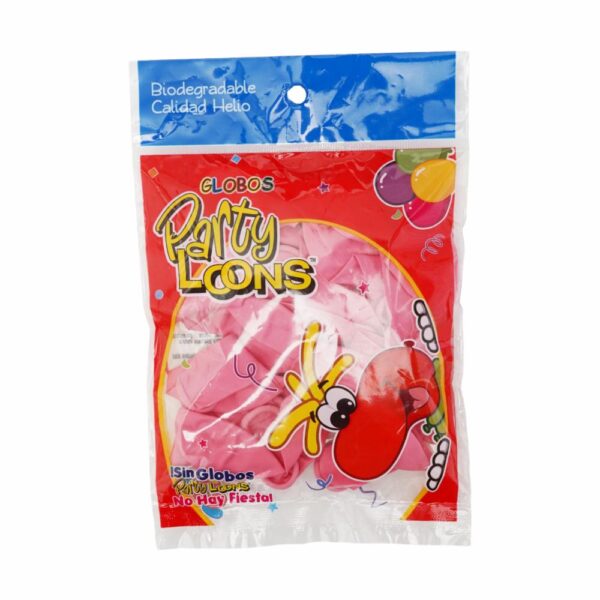 Globo N 9 Rosado PARTY LOONS Unidad