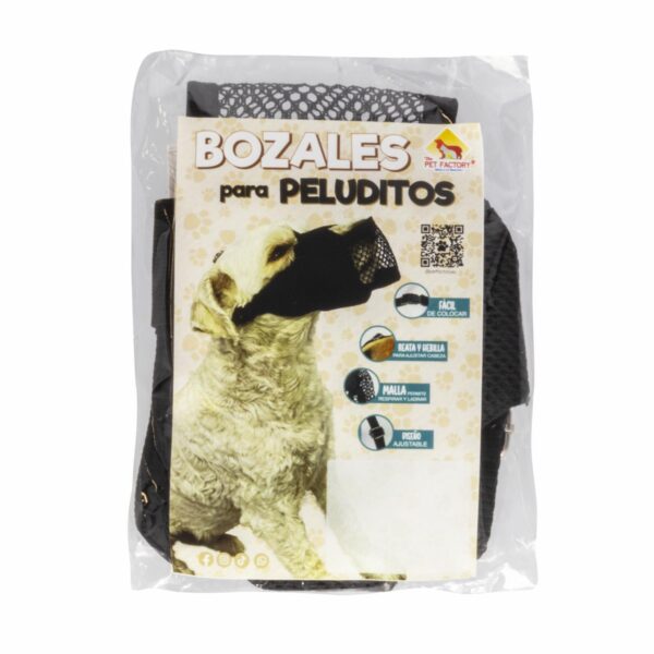 Bozal Para Perro Color Negro THE PET FACTORY Talla Pequeño - Imagen 2
