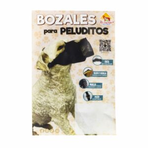Bozal Para Perro Color Negro THE PET FACTORY Talla Grande