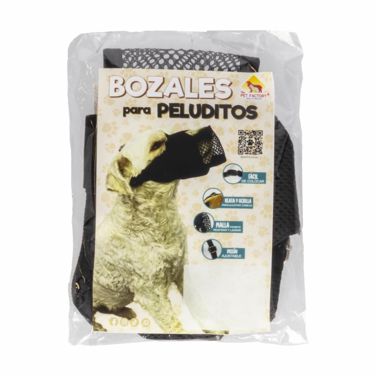 Bozal Para Perro Color Negro THE PET FACTORY Talla Extra  Grande