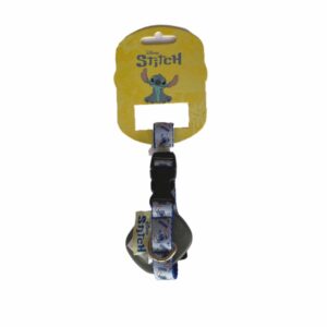 Collar Para Perro Diseño De Stitch Color Azul DISNEY 15CM