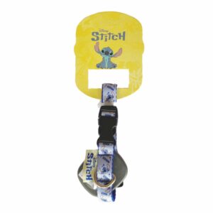 Collar Para Mascota Diseño Stitch Azul DISNEY 2Cm
