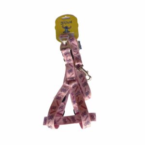 Traílla Arnés Para Perro Diseño De Stitch Color Rosa DISNEY 15CM
