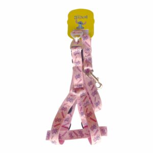Traílla Arnés Diseño Stitch Rosado DISNEY 2Cm
