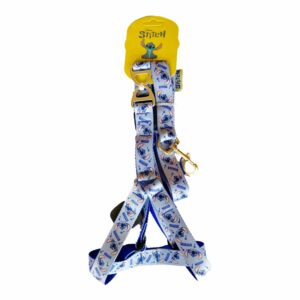 Traílla Arnés Diseño Stitch Azul DISNEY 2Cm