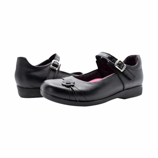 Zapato Escolar Hebilla Flor Delantero VECACHI - Imagen 6