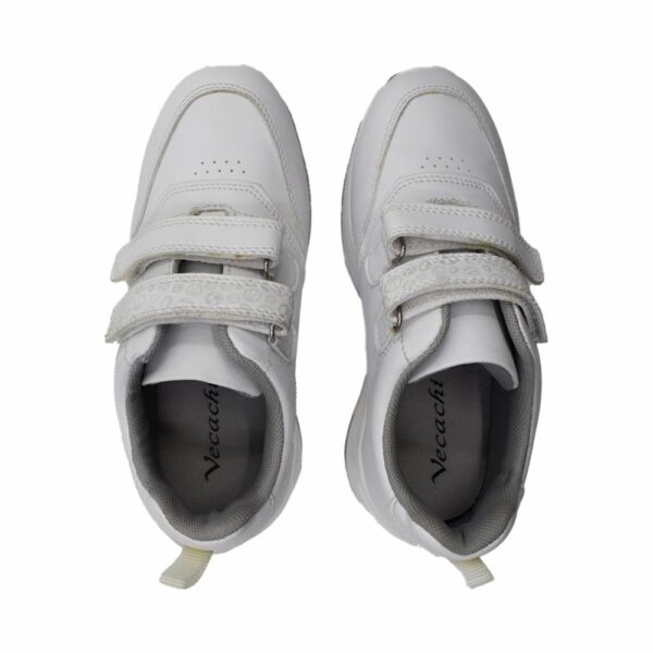 Zapato Escolar Deportivo Velcro Diseño De Corazones VECACHI - Imagen 3