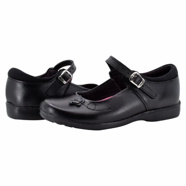 Zapato Escolar Hebilla Con Mariposa Delantera VECACHI